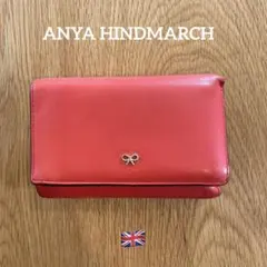 ANYA HINDMARCH アニヤハインドマーチ ピンク　財布　ウォレットのサムネイル