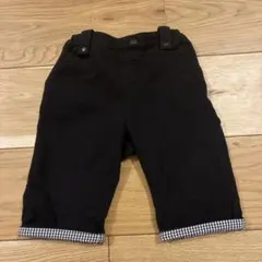 COMME CA ISM ブラック ハーフパンツ 90cm