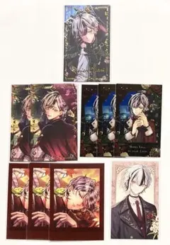 あくねこ ベレン 箔押し バレンタイン チェキ風カード 悪魔執事と黒い