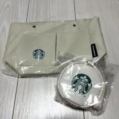 スターバックス 福袋 2025 バッグインバッグ、クリアポーチ 2点セット