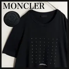 【美品☆高級モデル☆ラバーロゴ】モンクレール Tシャツ 半袖 入手困難 高級モデル☆ラバーロゴ】モンクレール バックデザイン Tシャツ 半袖