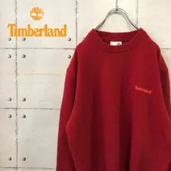 【激レア】 ティンバーランド ワンポイント ニット セーター ウール 100%
