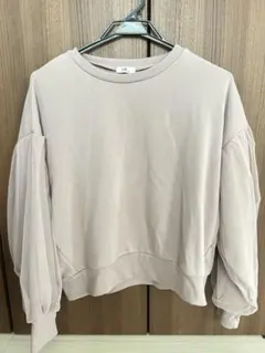 earthmusic＆ecology チュールスリーブ　スウェット