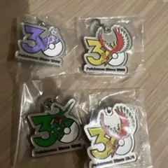 ポケモン 30周年 メタルチャーム 4種セット