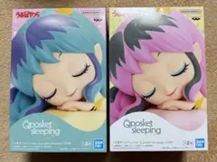 うる星やつら　ラム　qposket sleeping フィギュア2個セット