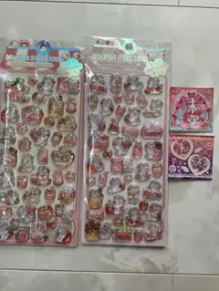 可愛い3Dシール2枚セット　名探偵プリキュアシールはおまけ