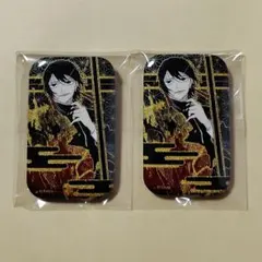 カグラバチ 蒔絵風スクエア缶バッジ 香刈緋雪
