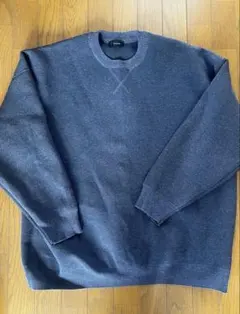 JEANASIS 12GWジャガードボリュームスリーブプルオーバー