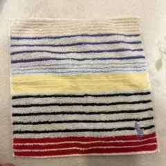 POLO ストライプ ハンカチ