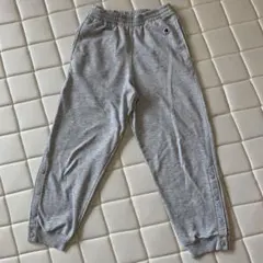 Champion グレー スウェットパンツ スナップボタン付き