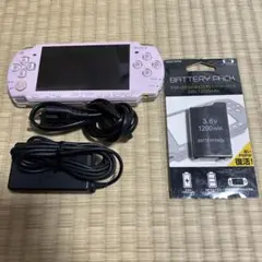 PSP3000 ピンク　本体一式　動作品