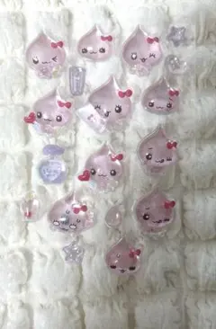 시즈쿠짱, 우루오이짱, 봉봉 드롭 스티커, 정품, 밑단 갈라진 ①