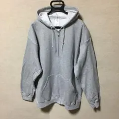 新品 GILDAN ギルダン ジップアップパーカー グレー L