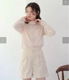 ハイネックストレッチインナー　アイボリー