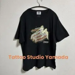 tattoostudioyamadaブラック Tシャツ山田蓮 - メルカリ