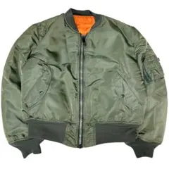アルファ ALPHA USA製 MA-1 フライトジャケット XLメンズ カーキ