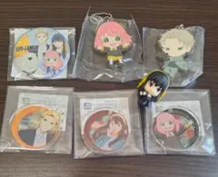 スパイファミリー　缶バッチ　アクリルチャーム　ラバスト　ガチャガチャ