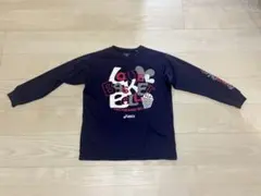 asics バスケットボール 長袖Tシャツ ネイビー Mのサムネイル