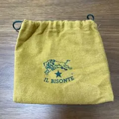IL BISONTE 巾着袋 イエロー