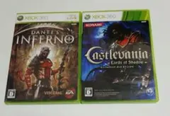 キャッスルヴァニア ロードオブシャドウ　ダンテズインフェルノ　xbox 360