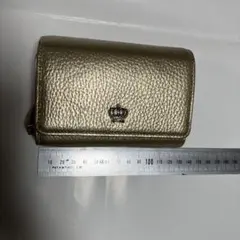 未使用品】ナダヤ mu 本革 Rファスナー コンパクト財布 クレイジー