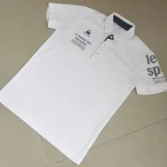 le coq sportif ルコック ポロシャツ ホワイト Sサイズ 男女兼用