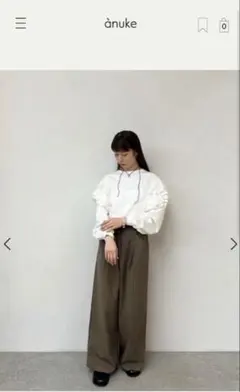 アンヌーク anuke トップス 春 夏 美品 ベージュ イエロー - メルカリ