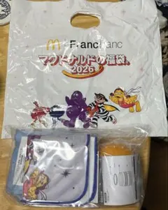 マクドナルド福袋2026年　グッズ3点
