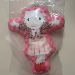 Y*★様 ハローキティ ぬいぐるみ チェック柄 ピンク