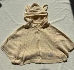 クーラクール　ニットポンチョ　70-80センチ