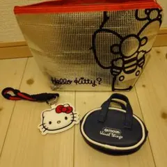 【リンネル3月】ハローキティ×outdoorチャーム【InRed】保冷ポーチ付録