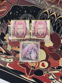 NARUTO 豆ガシャ 色紙 ミニ色紙 春野サクラ 3枚セット