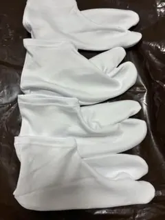 ホワイト足袋型ソックス4足セット