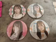 乃木坂46 佐藤璃果 缶バッチ 2025全ツ、13thバスラ 4個セットのサムネイル