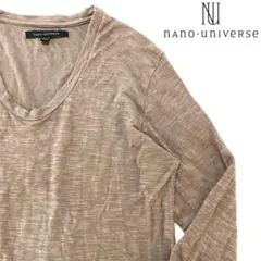 nano・universe カットソー 長袖 Uネックのサムネイル