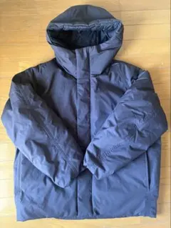 ユニクロU パフテックボリュームパーカー ダークグレー サイズM