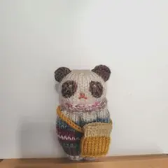 スウェーデンドール　あみぐるみ　パンダ　動物　ハンドメイド　④