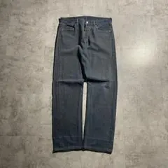 【W36 L30】 USA製 usa levi's 製品染めブラック 501のサムネイル