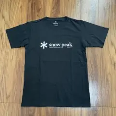 美品 snow peak スノーピーク ロゴ Tシャツ 黒 L 60thのサムネイル