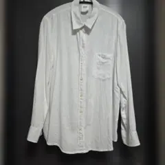 GAP SHIRT 長袖白シャツ ホワイト Lのサムネイル