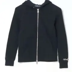 JUSGLITTY ネイビー ビジュー付パーカーのサムネイル