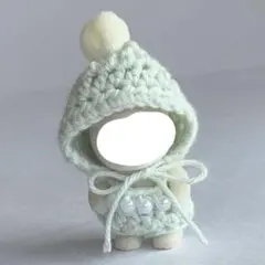 赤ちゃん　ハンドメイド　着せ替え　お洋服　ミニチュアドール服　黄緑