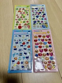 たまごっち　Tamagochi 3Dステッカー 4枚セット