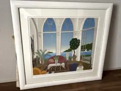 ヒロ・ヤマガタ シルクスクリーン 5/100 瀬戸大橋 瀬戸の花嫁 美術品 版画 ヒロ・ヤマガタ シルクスクリーン 5/100 瀬戸大橋 瀬戸の花嫁 美術品