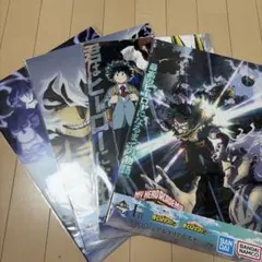 一番くじ　僕のヒーローアカデミア　I賞　歴代ビジュアルクリアポスター