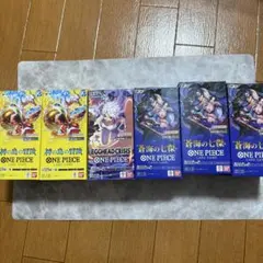神の島の冒険2BOXエッグヘッドクライシス1BOX蒼海の七傑3BOX合計6BOX