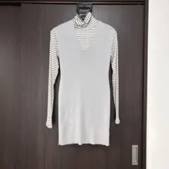 DISCOAT ボーダーメロウカットソー 長袖