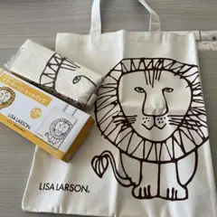 LISA LARSON 　トートバッグ　ライオン♪2個セット