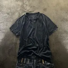 archive striped henry neck tee s/s y2kのサムネイル