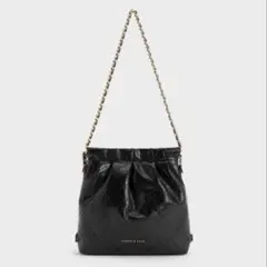 CHARLES＆KEITH Duoドゥオ チェーンハンドルツーウェイバックパック